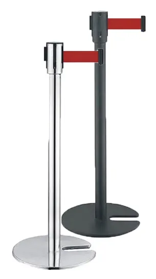 Sorolható szalagos kordonoszlop