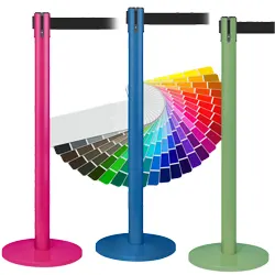 Kihúzható szalagos kordonoszlop